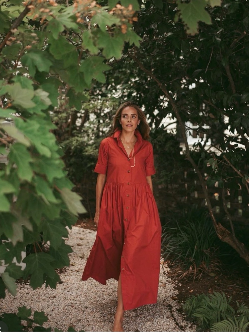 Parterre Owen Dress in Coastal Red. Size 1 ( 4-6 US)